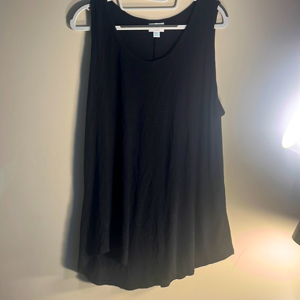 Lularoe 2XL Black Tank Top Super Soft & Stretchy Like New
